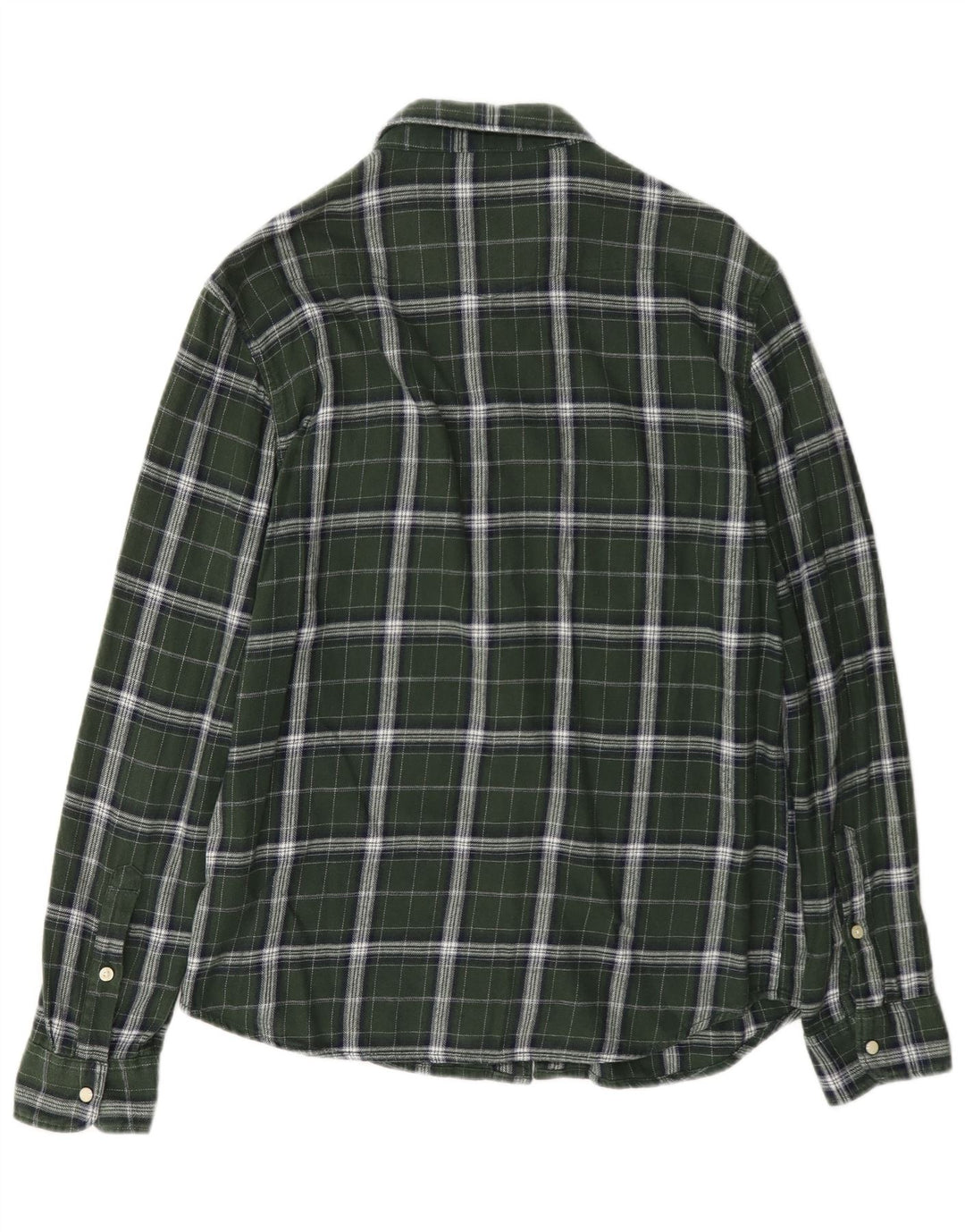 Lee Chemise en Flanelle Homme Vert Moyen à Carreaux en Coton