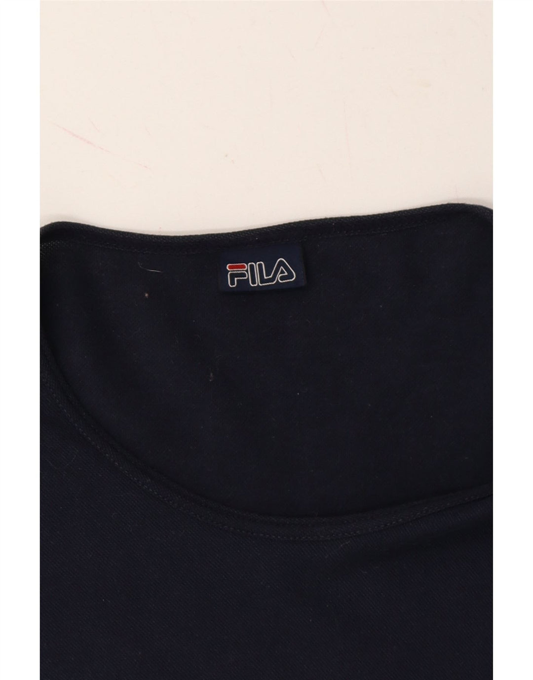 FILA Mens T-Shirt Top Small Navy Blue Vintage Fila and Second-Hand Fila from Messina Hembry 