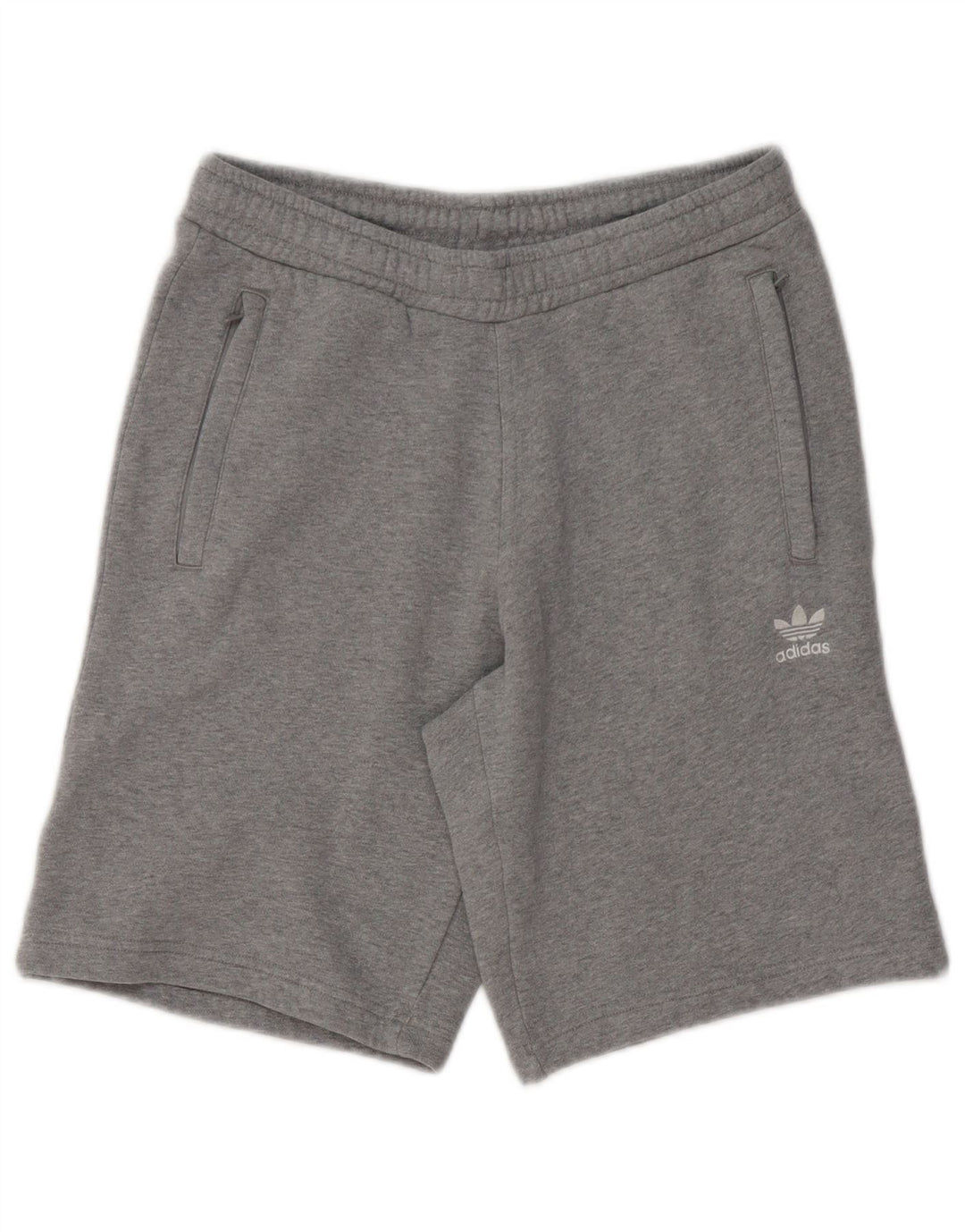 ADIDAS Short de sport homme petit gris coton moucheté