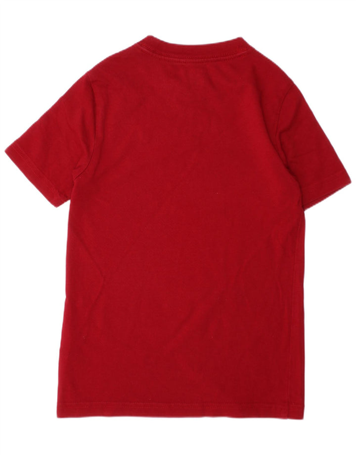 TOMMY HILFIGER Boys T-Shirt Top 4-5 Years XS Red Cotton