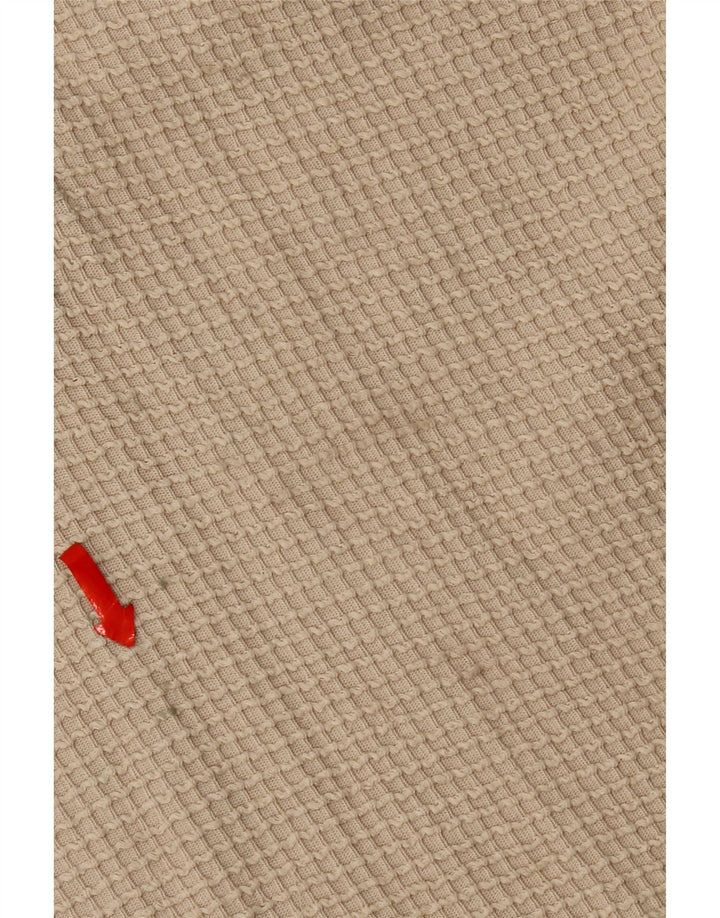 Berto Lucci T-Shirt Top Petit Coton Beige Homme