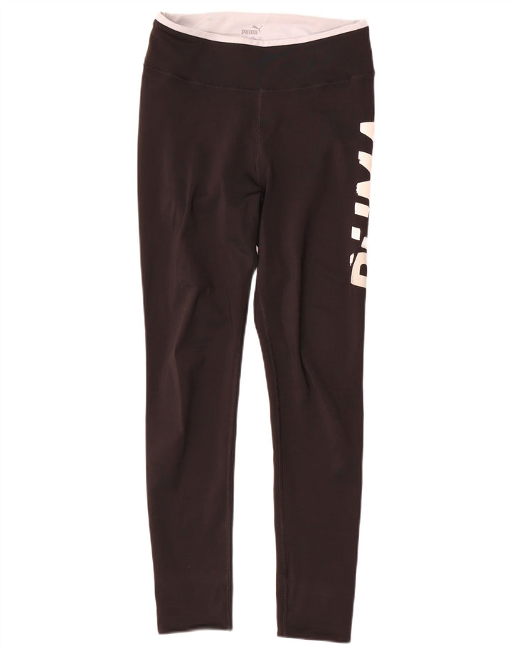 Puma Legging Graphique Fille 13-14 ans Noir Polyester