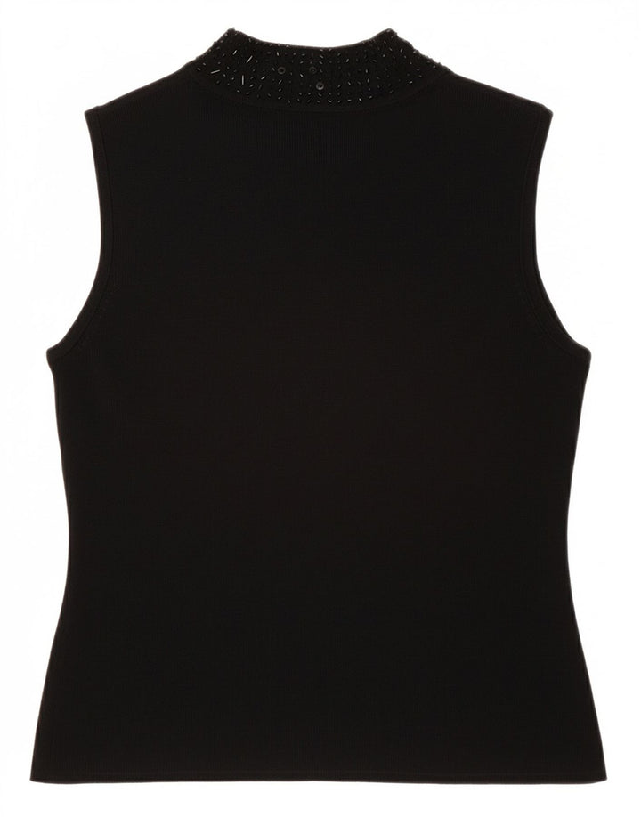 SKY DESIGN Chemisier sans manches pour femme US 2 XS Rayonne noire