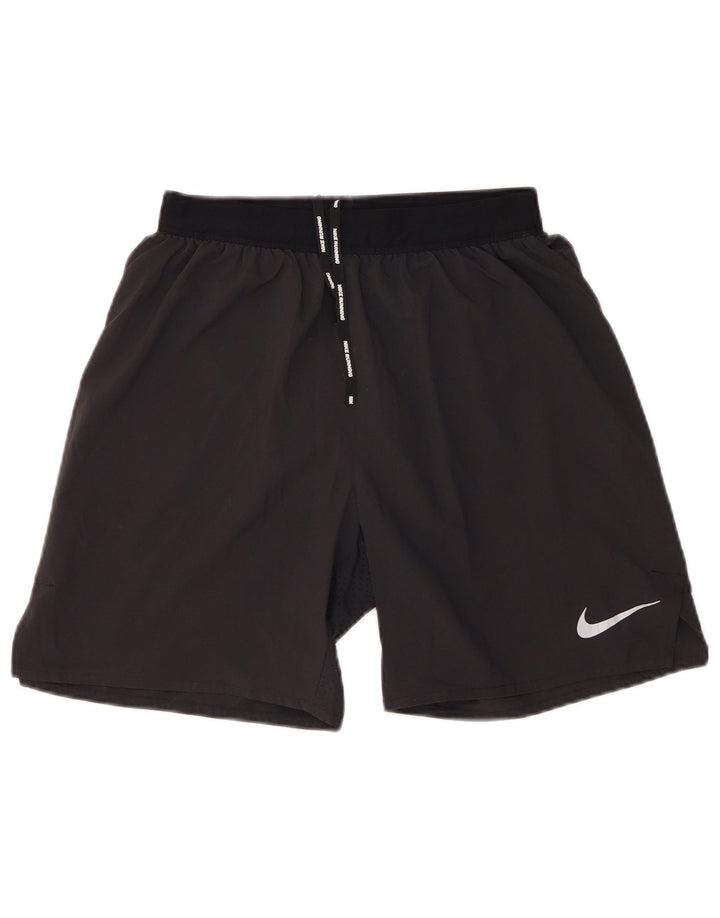 Short de sport Nike Dri Fit pour hommes, petit, noir, polyester