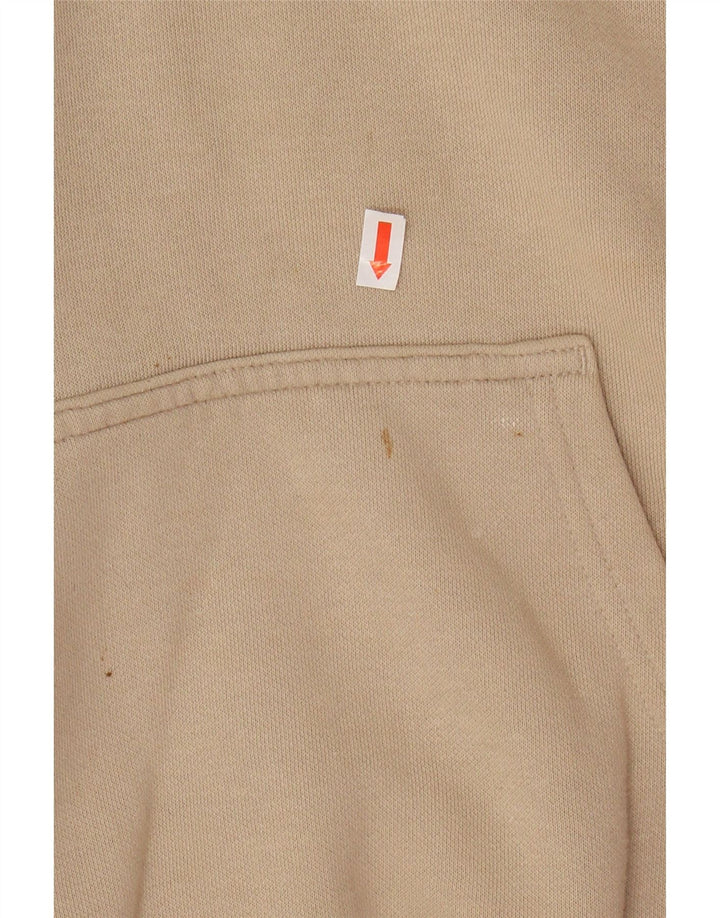 CHAMPION Mens Hoodie Jumper Medium Beige Cotton