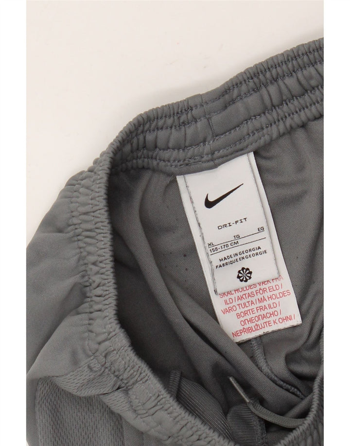 Nike Pantalon de survêtement Dri Fit garçon 13-14 ans XL Gris Polyester