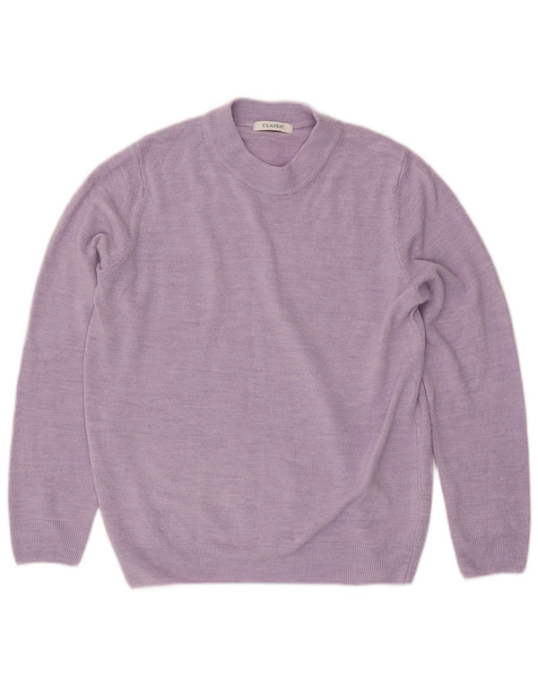 Marks & Spencer Pull à col rond pour femme UK 16 Large Violet