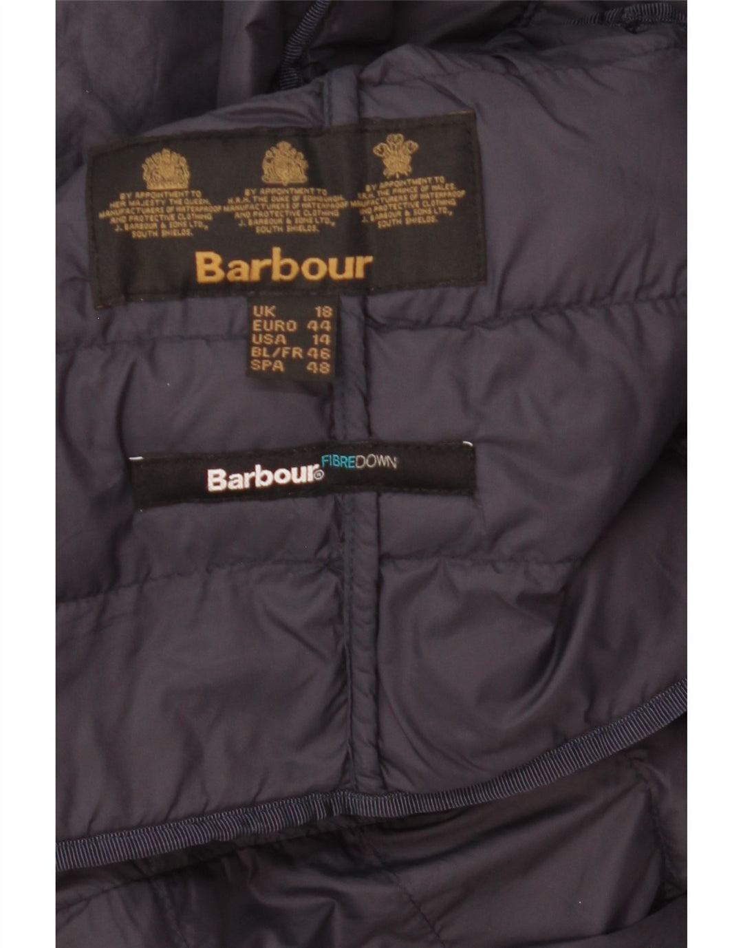 Veste matelassée Liner Barbour pour femme UK 18 XL Bleu marine