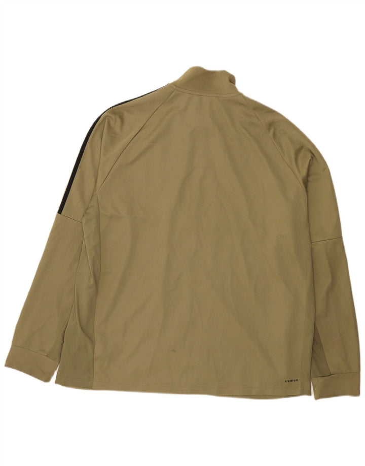 Adidas Veste de survêtement pour homme 2XL Kaki Polyester