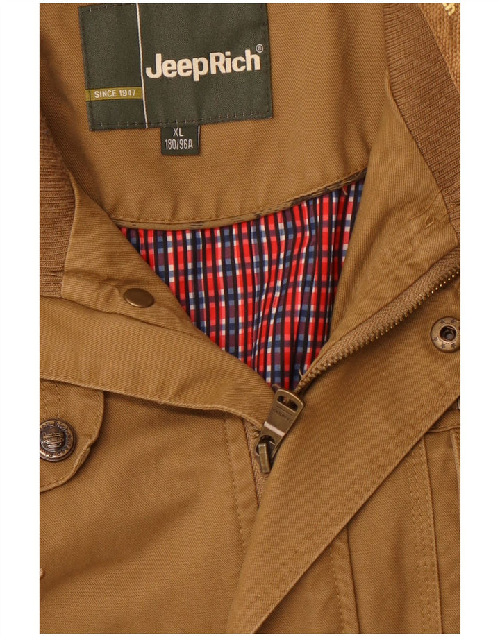 Jeep Rich Veste militaire pour homme UK 42 XL Marron