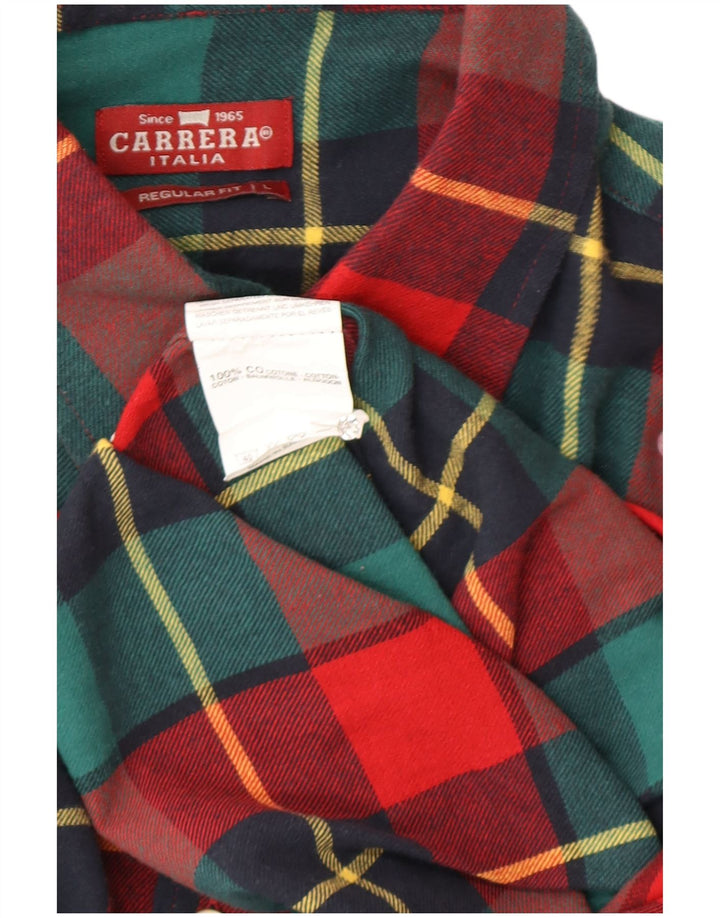 Carrera Chemise Homme Grand Carreau Multicolore Coton