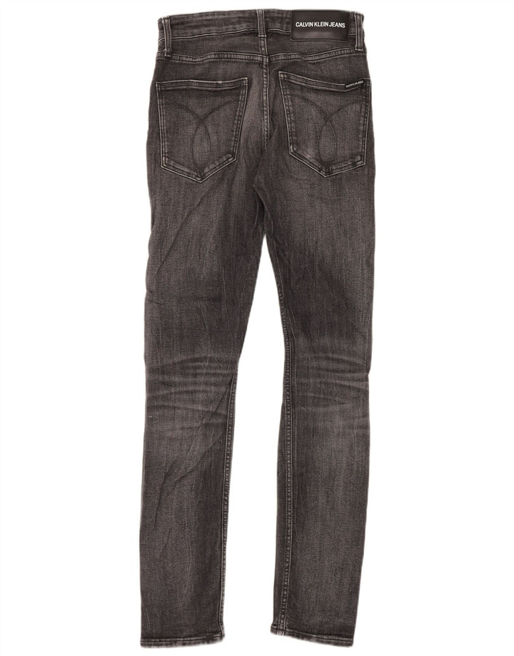 Calvin Klein Jean skinny effet vieilli W29 L32 pour homme en coton noir