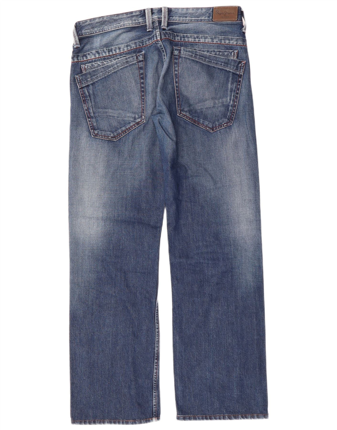 PEPE JEANS Jean droit homme W33 L34 bleu coton