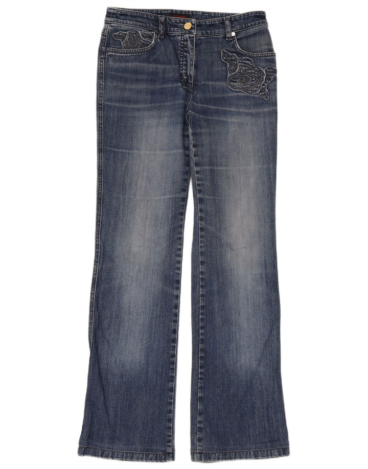 Escada Jean Bootcut Femme EU 34 XS W28 L32 Bleu