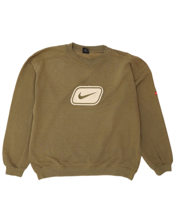 Nike Sweat-shirt graphique pour homme UK 42/44 Large Kaki