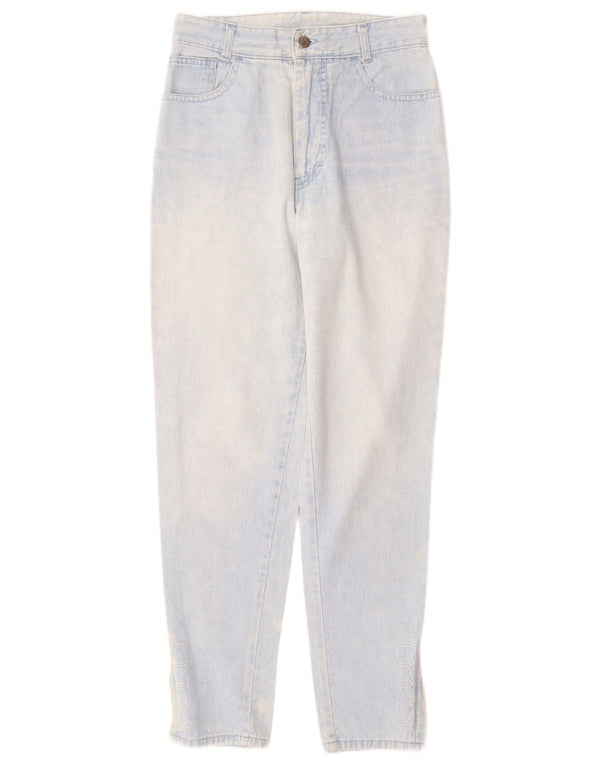 POP 84 Jean fuselé taille haute pour femme IT 42 Medium W28 L28 Bleu Coton