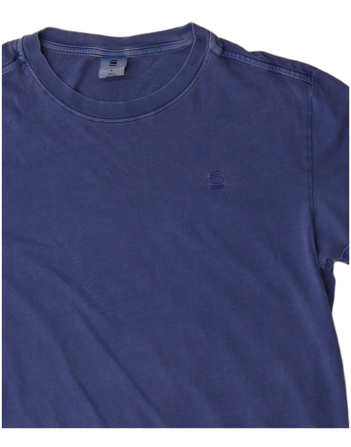 G-Star Homme T-Shirt Top Petit Bleu Coton