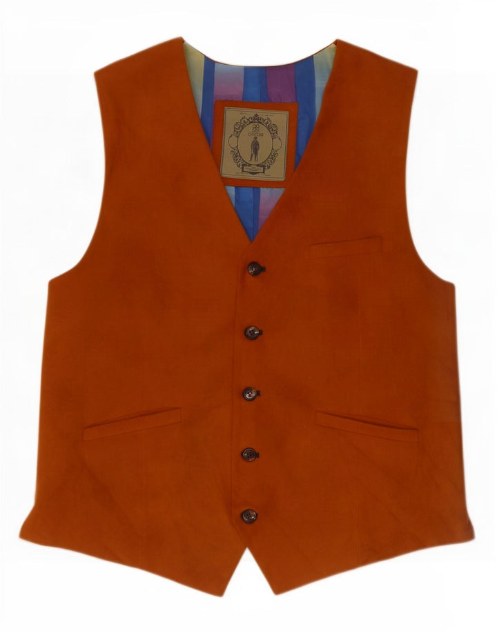 Cavani Gilet Homme Petit Marron Colorblock Polyester