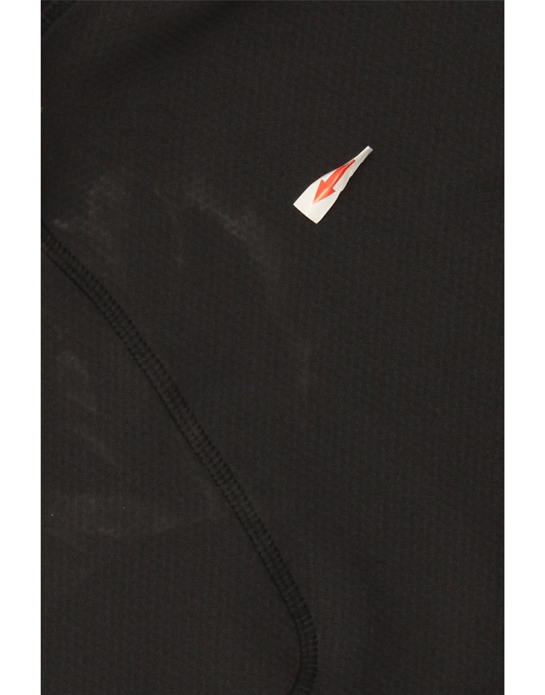 Nike Haut à col zippé à manches longues pour homme UK 42/44 Large Noir Polyester