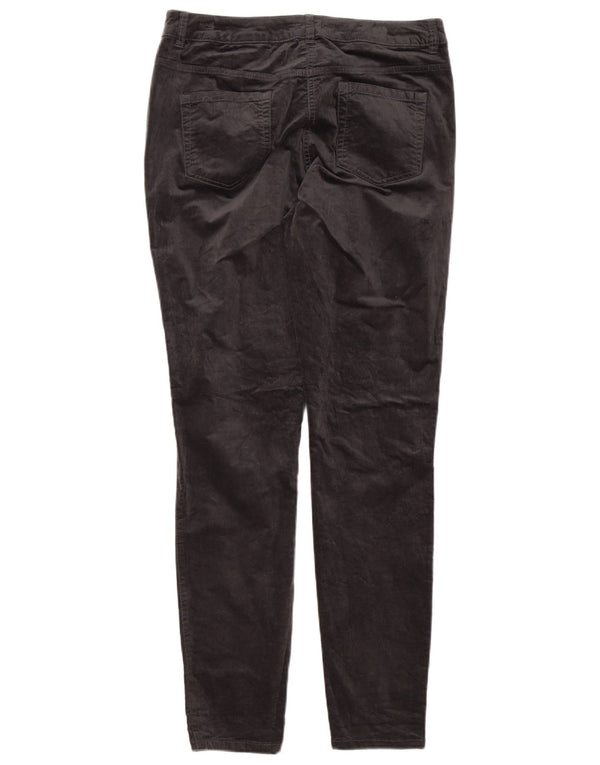 M&Co Pantalon décontracté skinny en velours pour femme UK 14 Large W34 L32 Gris Coton