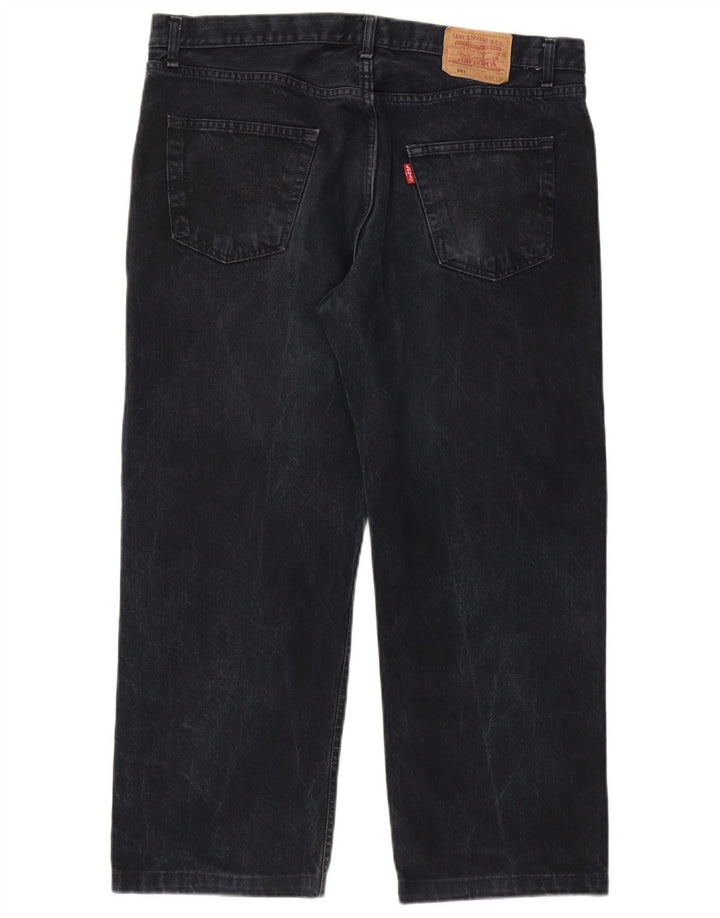 Levi's Jean Droit 501 Homme W40 L26 Noir Coton