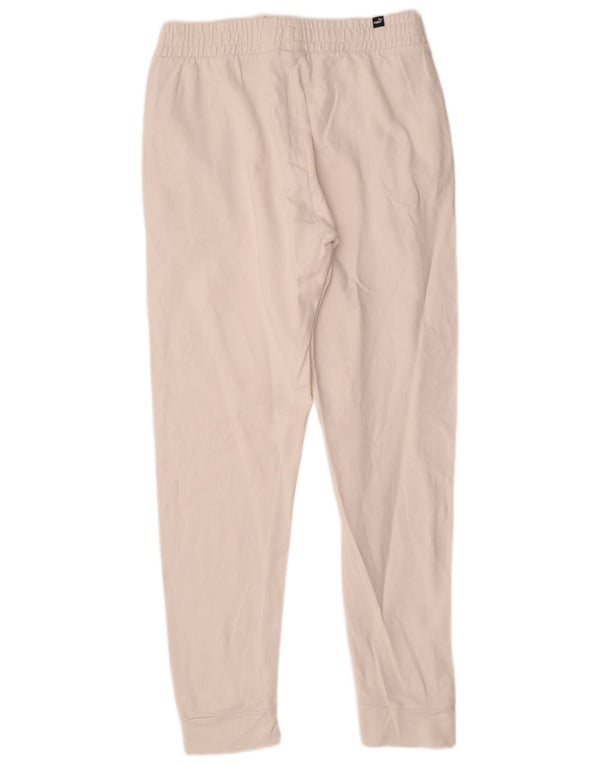 Puma Pantalon de survêtement pour femme Joggers UK 14 Medium Blanc Coton