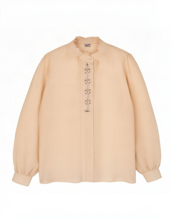 Primavera Firenze Chemisier surdimensionné pour femme UK 18 XL Beige Floral