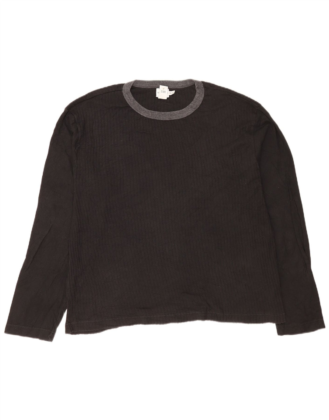 Calvin Klein Jeans Haut à manches longues pour homme en coton noir 2XL