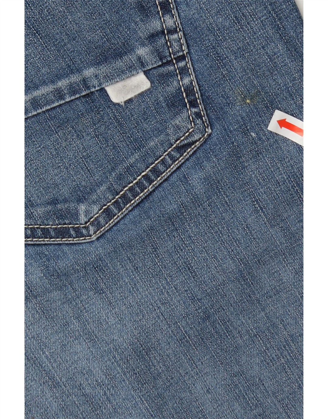 TRUSSARDI Mens Straight Jeans W38 L29 Blue Cotton Vintage Trussardi and Second-Hand Trussardi from Messina Hembry 