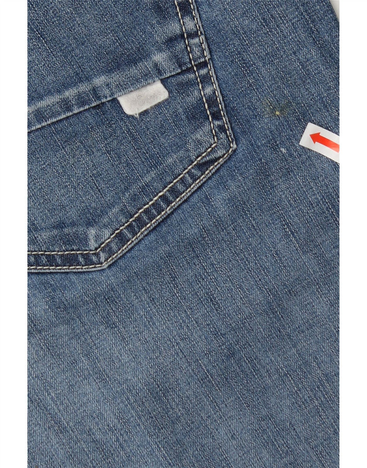 TRUSSARDI Mens Straight Jeans W38 L29 Blue Cotton Vintage Trussardi and Second-Hand Trussardi from Messina Hembry 