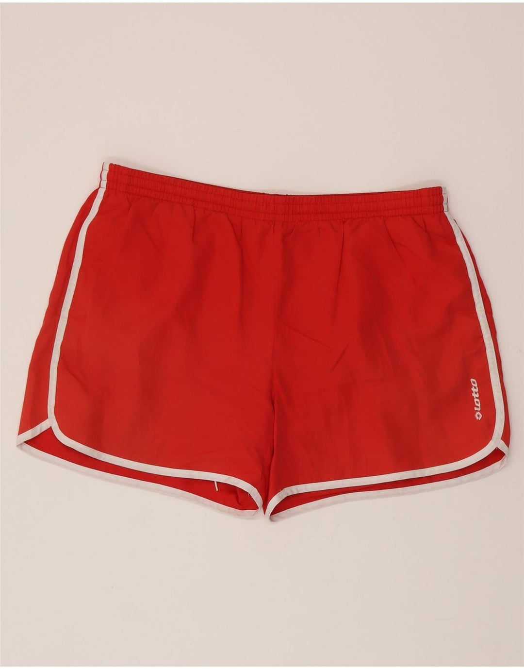LOTTO Short de Bain Femme UK 18 XL Rouge Polyester