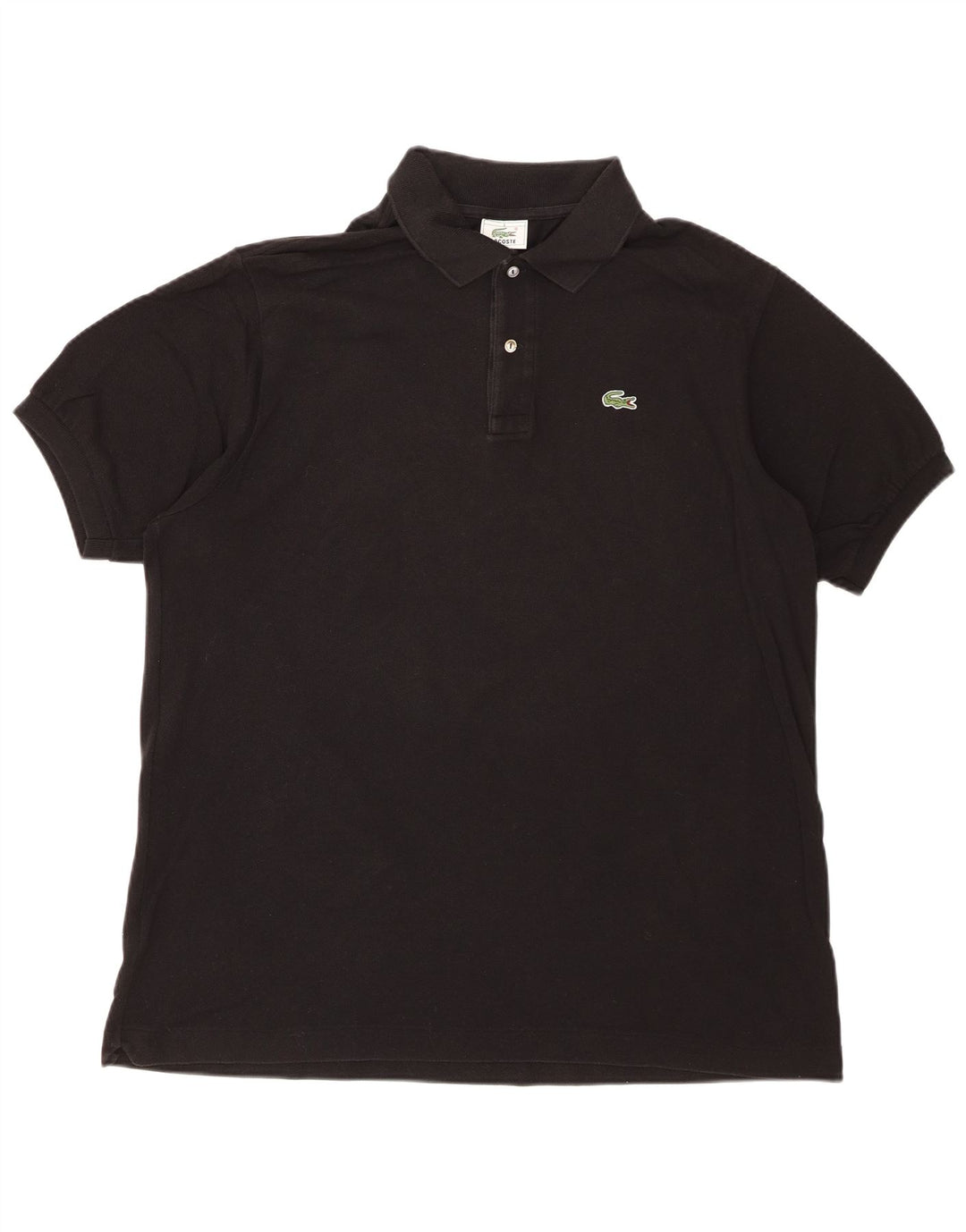 LACOSTE Polo Homme Taille 6 XL Coton Noir