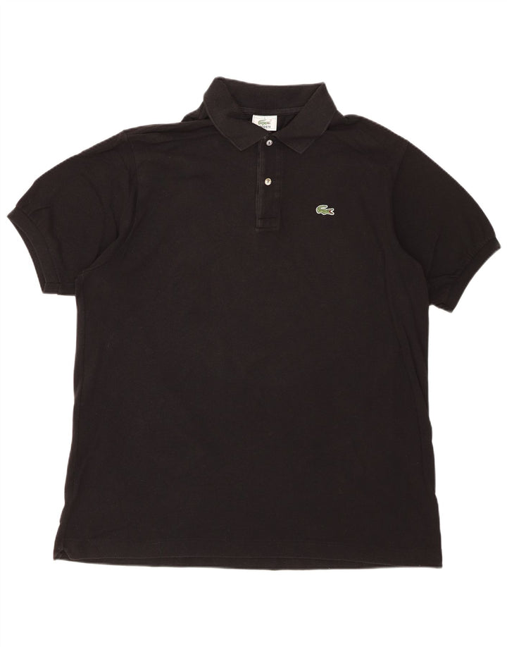 LACOSTE Polo Homme Taille 6 XL Coton Noir