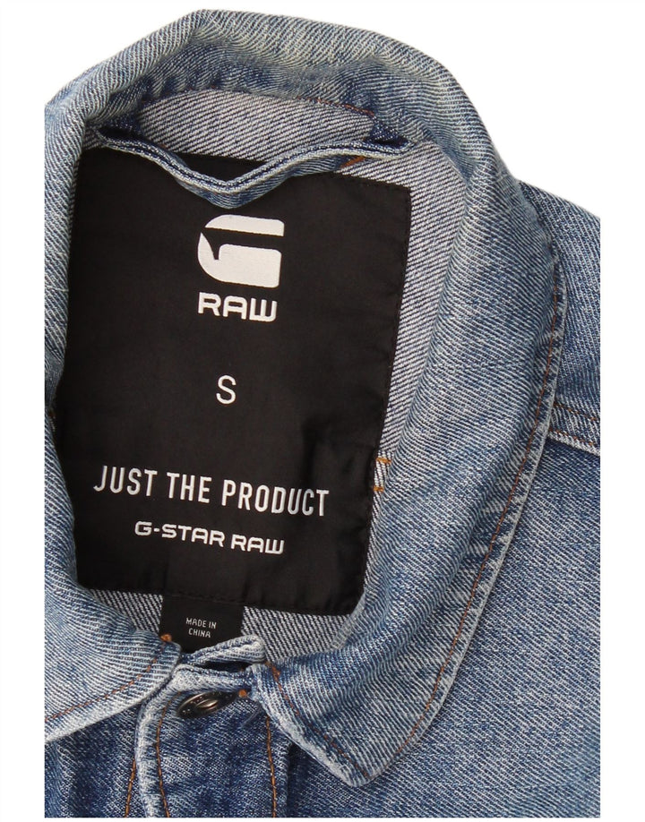 G-Star Veste en jean pour homme UK 36 Small Bleu