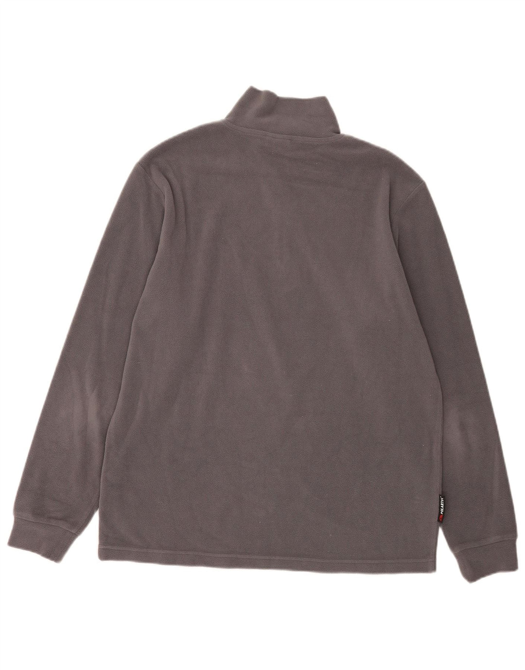 Invicta Pull polaire à col zippé pour homme, grand gris, polyester