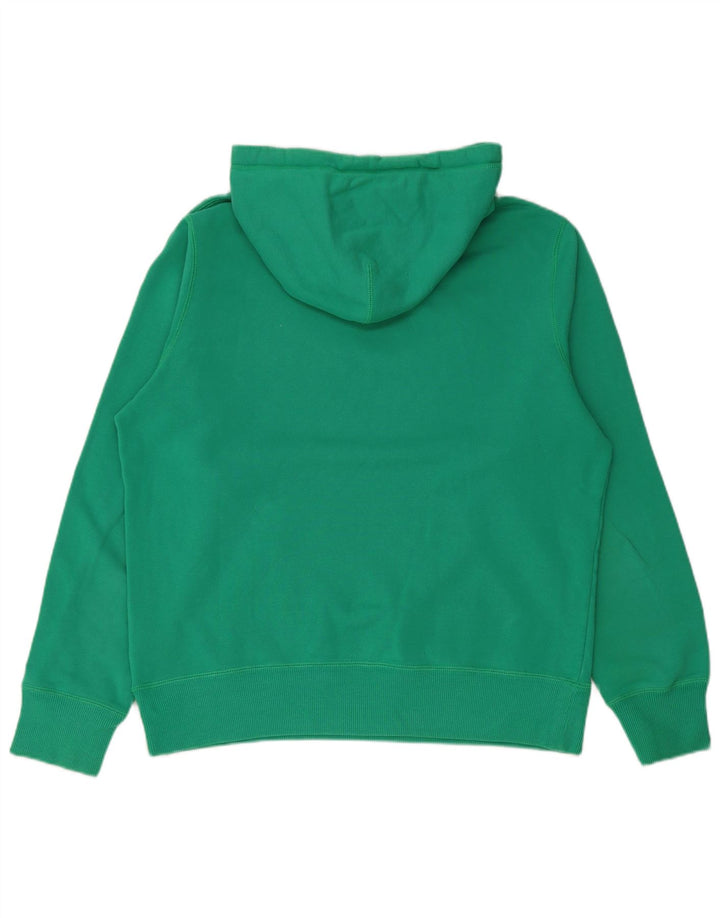 Nike Pull à capuche graphique en coton vert moyen pour homme