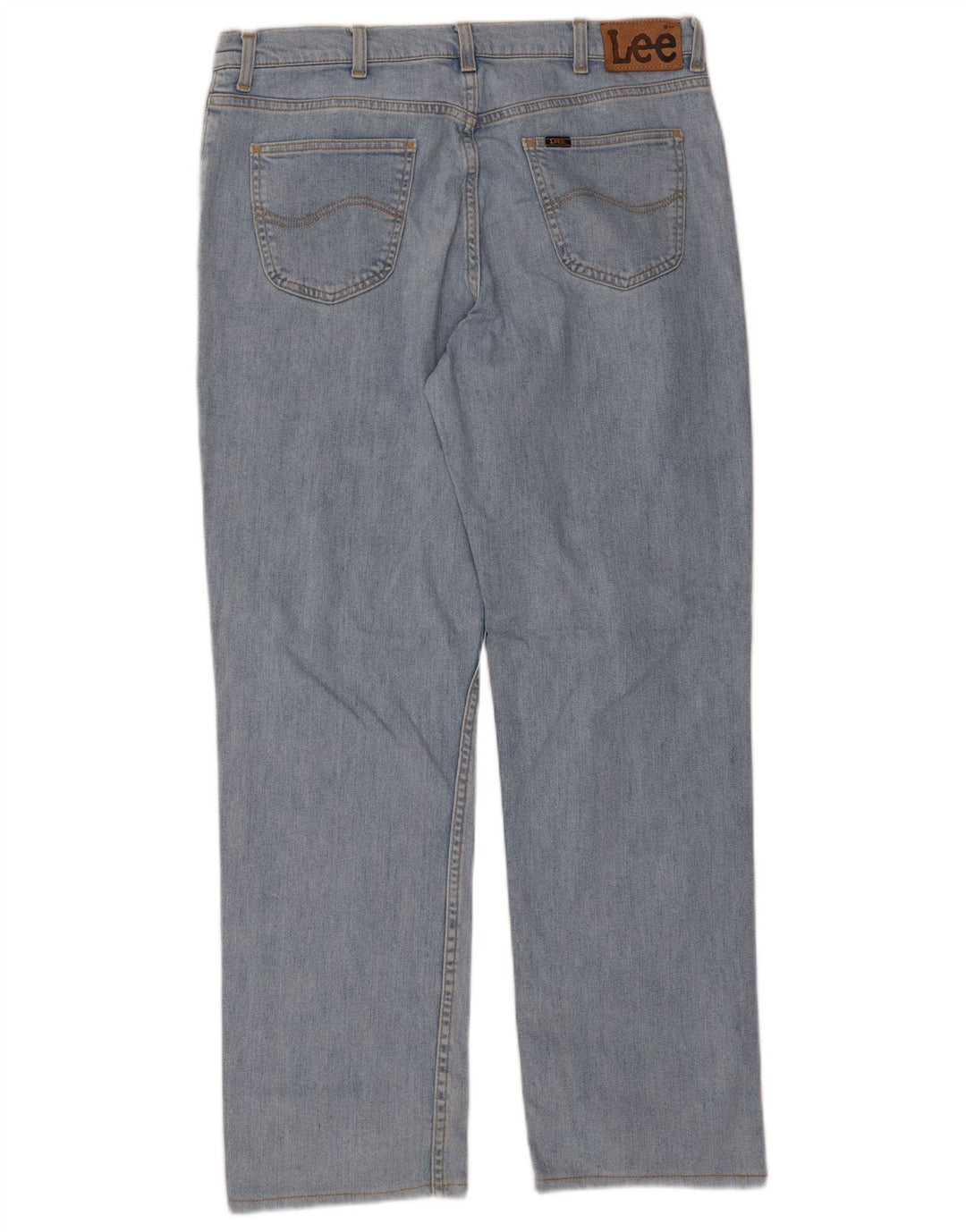 Lee Jean Droit Brooklyn W38 L31 Homme Bleu Coton