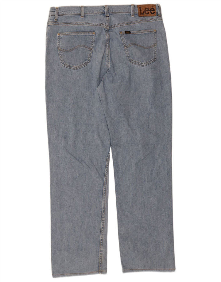 Lee Jean Droit Brooklyn W38 L31 Homme Bleu Coton