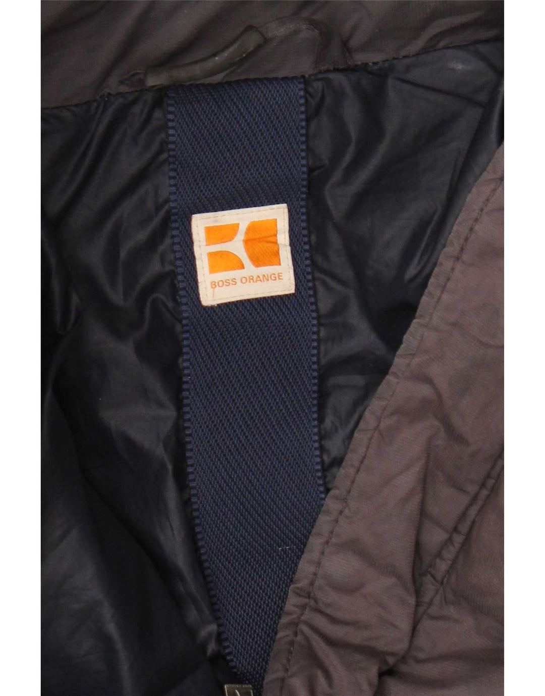 Hugo Boss Veste matelassée à capuche pour homme UK 38 Marron moyen
