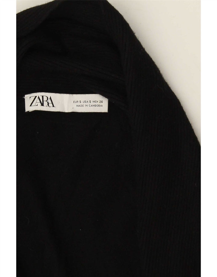 Zara Cardigan ouvert pour femme UK 10 Small Noir