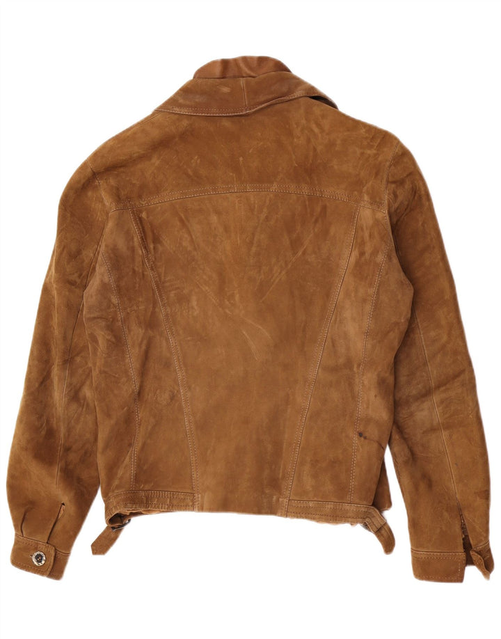 veste en daim homme vintage IT 48 Beige moyen