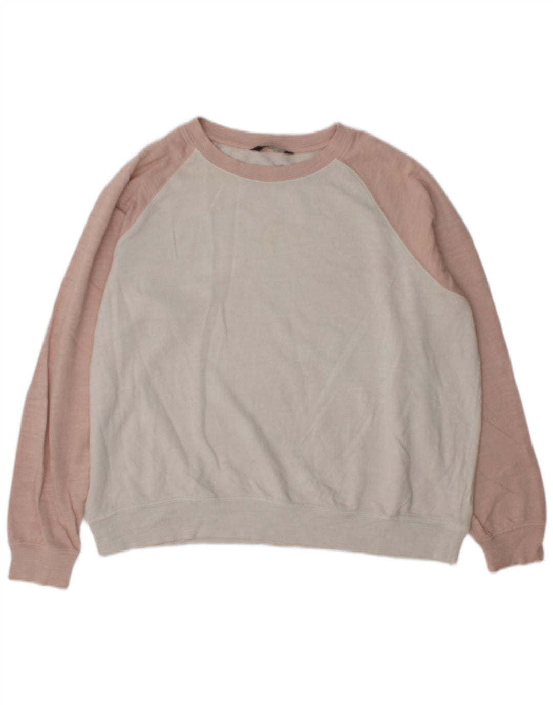 Marks & Spencer Sweat-shirt pour femme UK 16 Large Blanc cassé Colourblock