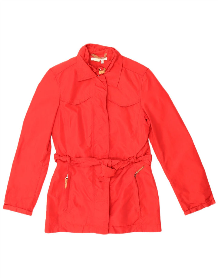 Zara Veste utilitaire pour femme UK 10 Petit nylon rouge