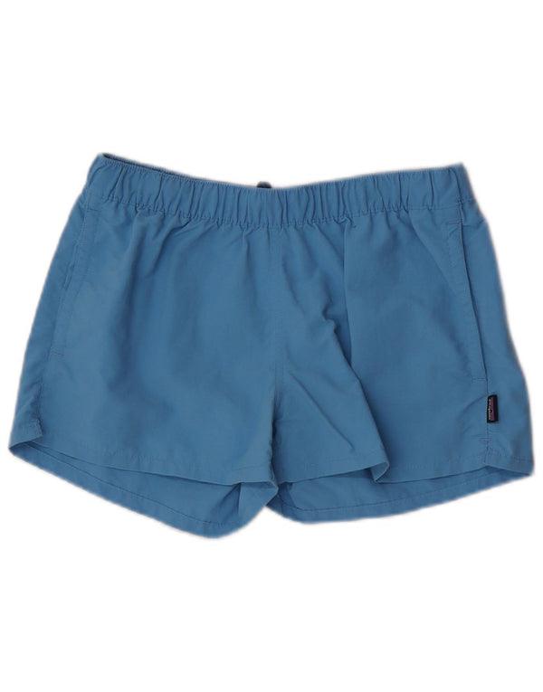 Patagonia Short de sport pour femme UK 12 Nylon bleu moyen