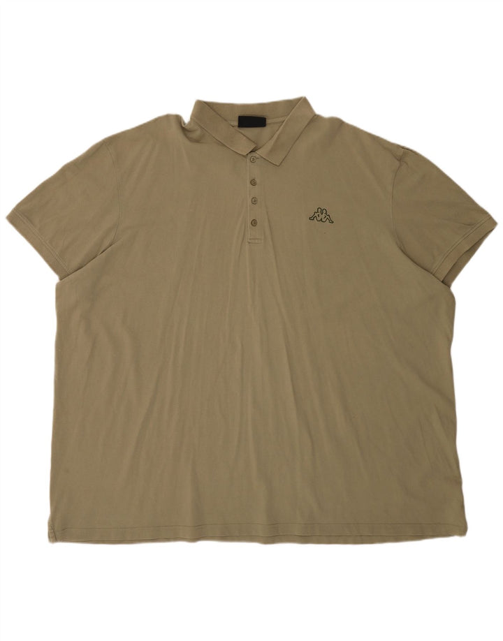 Kappa Polo Homme 6XL Kaki Coton