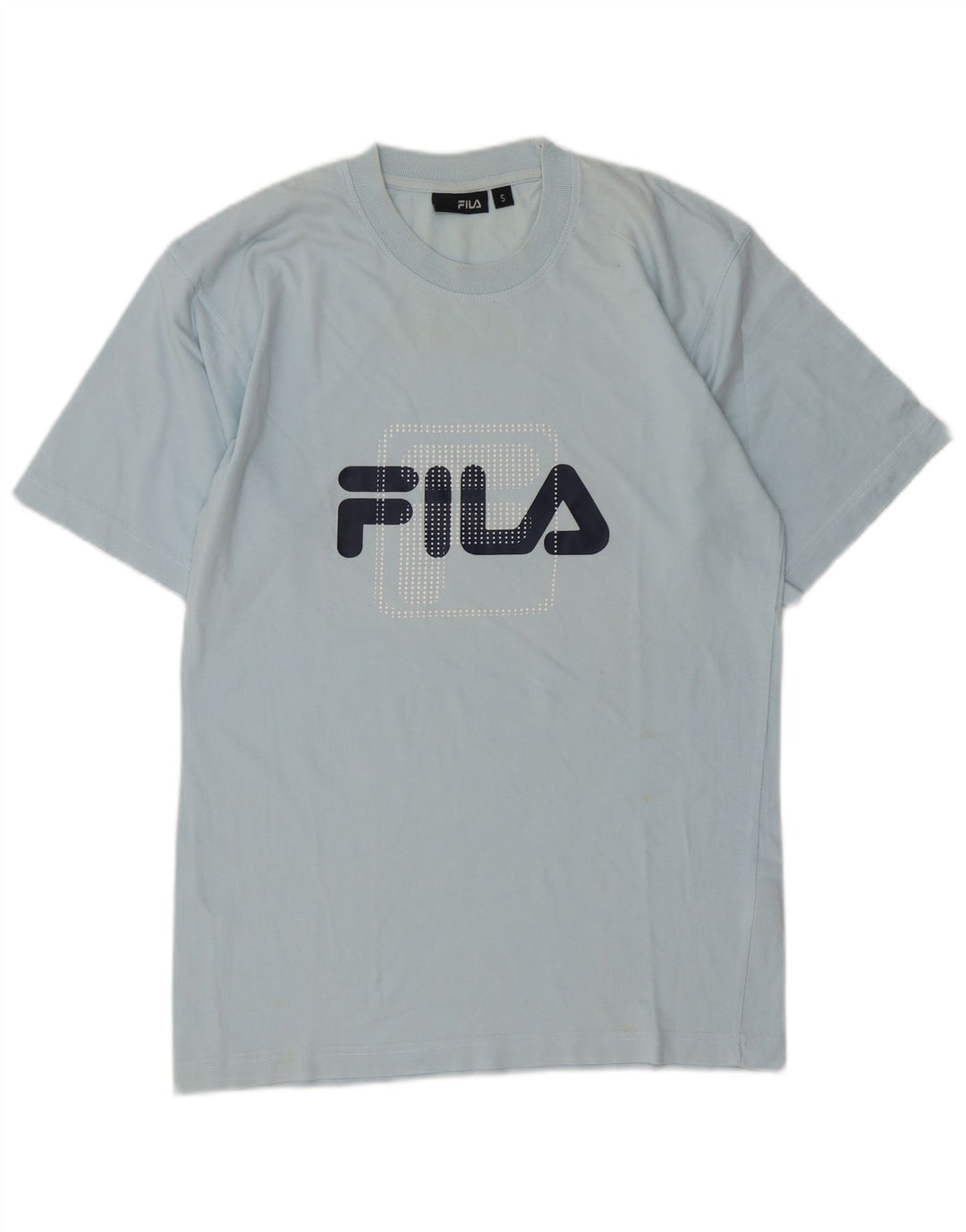 Fila T-Shirt Graphique Homme Petit Bleu Coton