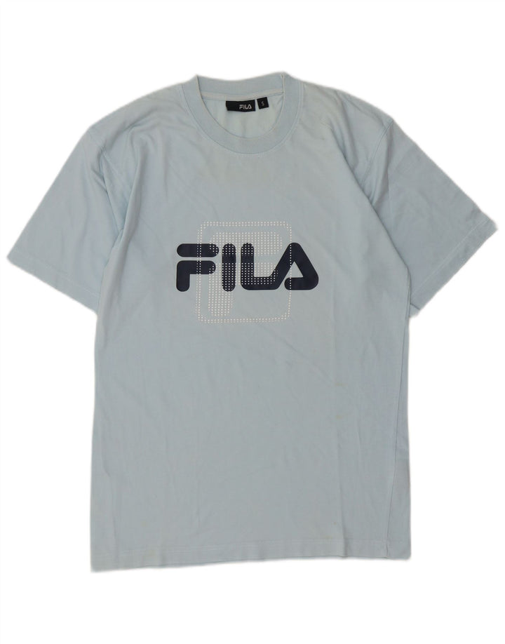 Fila T-Shirt Graphique Homme Petit Bleu Coton