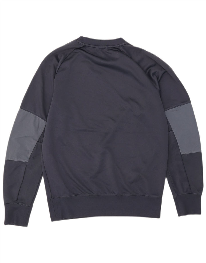Nike Sweat-shirt graphique pour homme en polyester color block Bleu marine Taille S