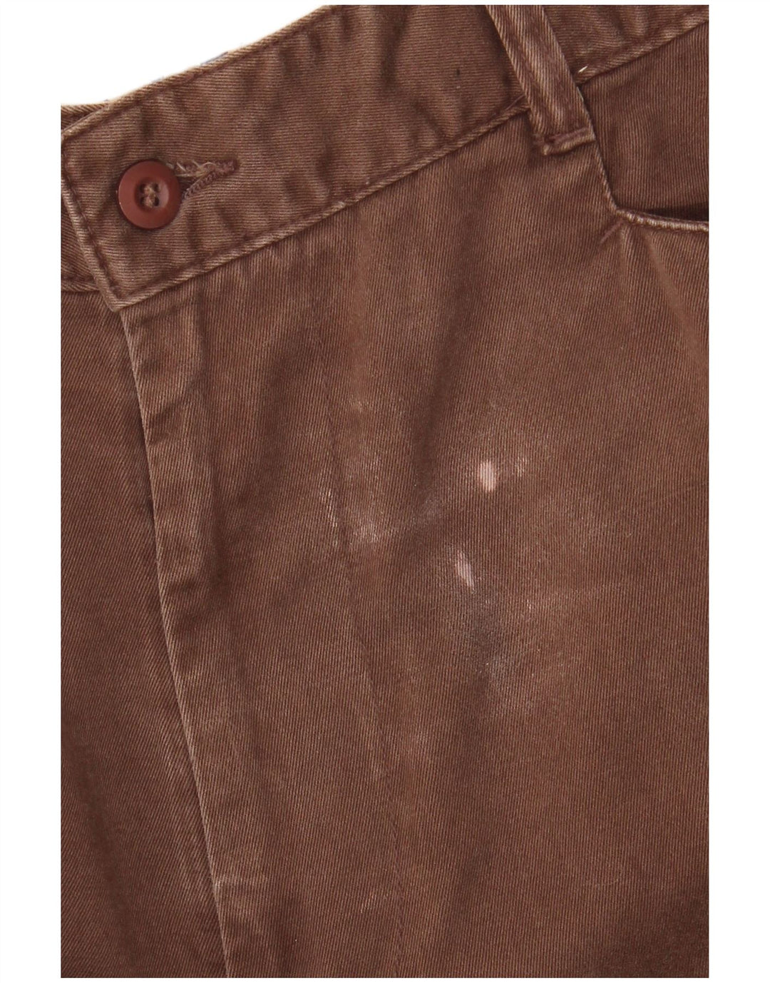 AVIREX Pantalon décontracté droit pour homme W38 L32 Marron Coton