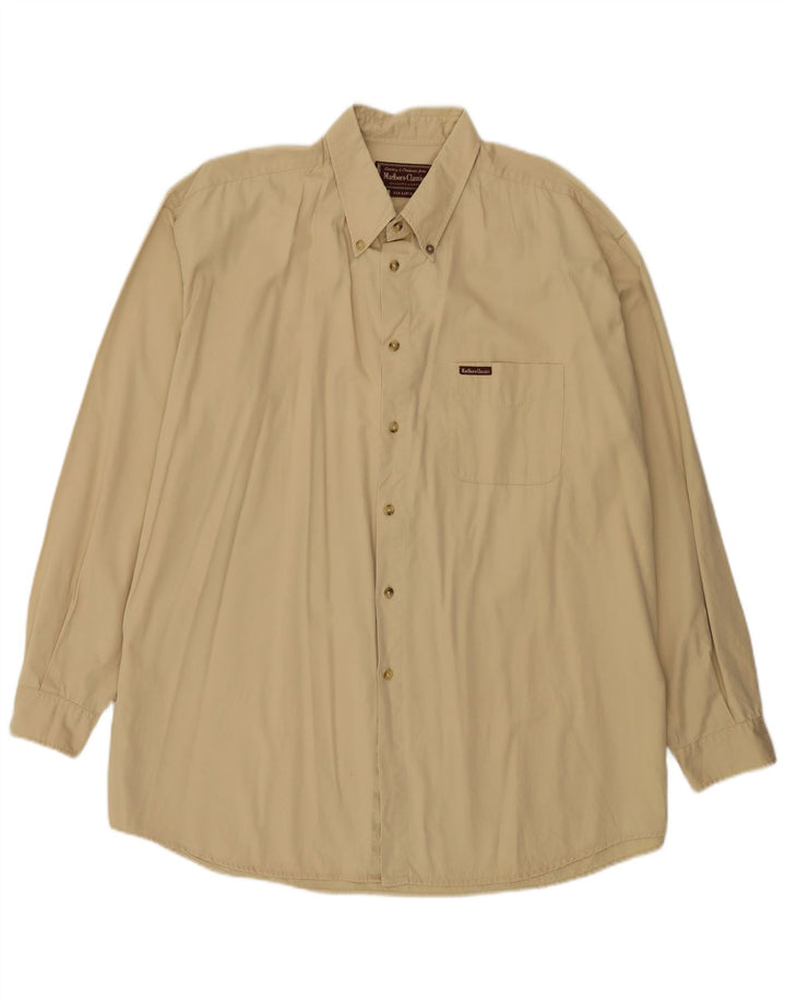 Marlboro Classics Chemise Homme 3XL Coton Beige